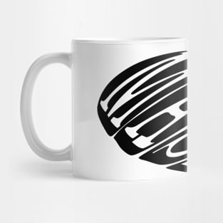 Mask Black Mug